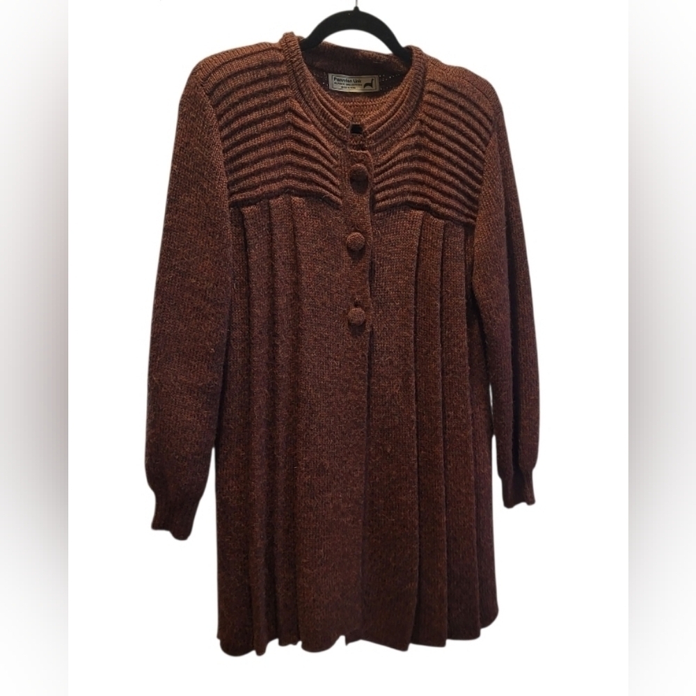 Peruvian Link Alpaca Button Cardigan Size Large - Picture 1 of 6